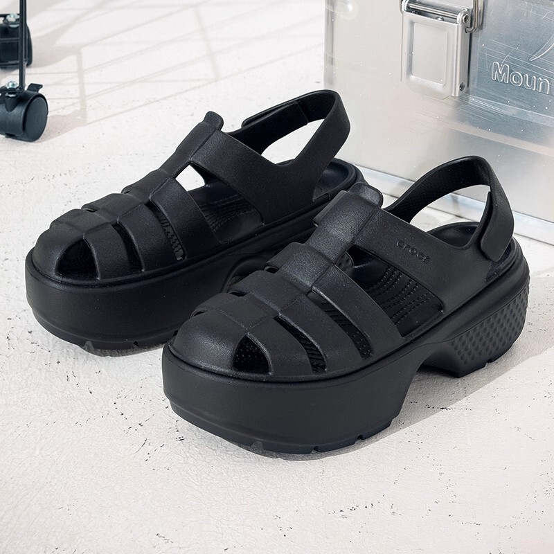 Crocs Crocs Snow House Sandals Women's Shoes Sports Shoes Thick Sole Breathable Outdoor Beach Casual Sandals 209938