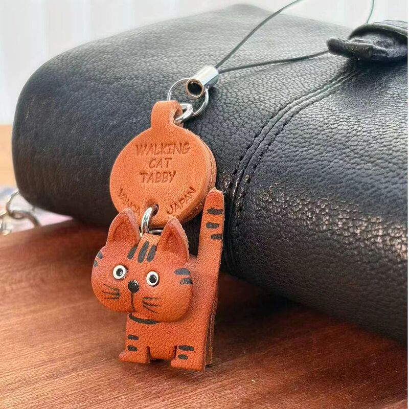 Vanca Planner Pendant, Genuine Leather Charm, Decoration, Phone Charm, Cute Animals, Cats and Dogs