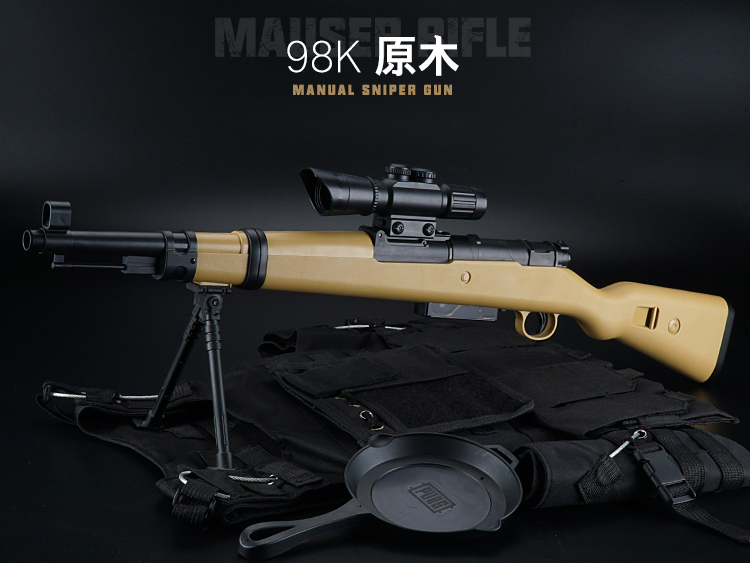 Kéo bu-lông 98k bắn súng nước Barrett AWM có thể phóng bom tinh thể trẻ em Đồ chơi sinh tồn Jedi ăn thịt gà tro choi tre em