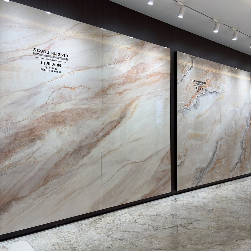 New 1600X3200 Positioning Crystal Glaze Rock Slab Imitation Marble Large Slab Tv Background Wall Pattern Light Luxury New 1600X3200 Positioning Crystal Glaze Rock Slab Imitation Marble Large Slab Tv Background Wall Pattern Light Luxury