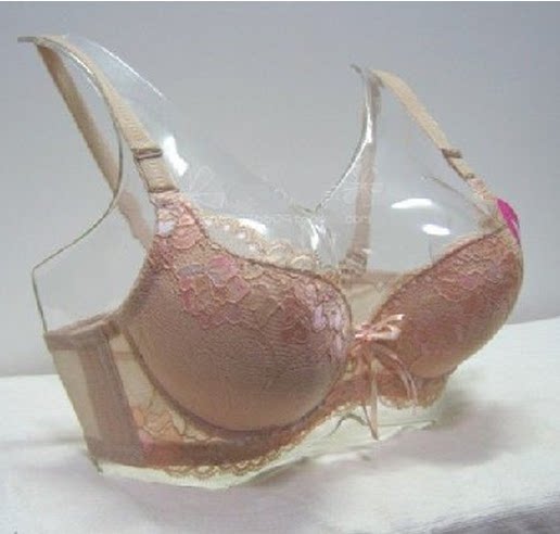 Rainbow Brand New Plastic Transparent Bra show Underwear Model Rack Bra Model Inside Hanger One Generation