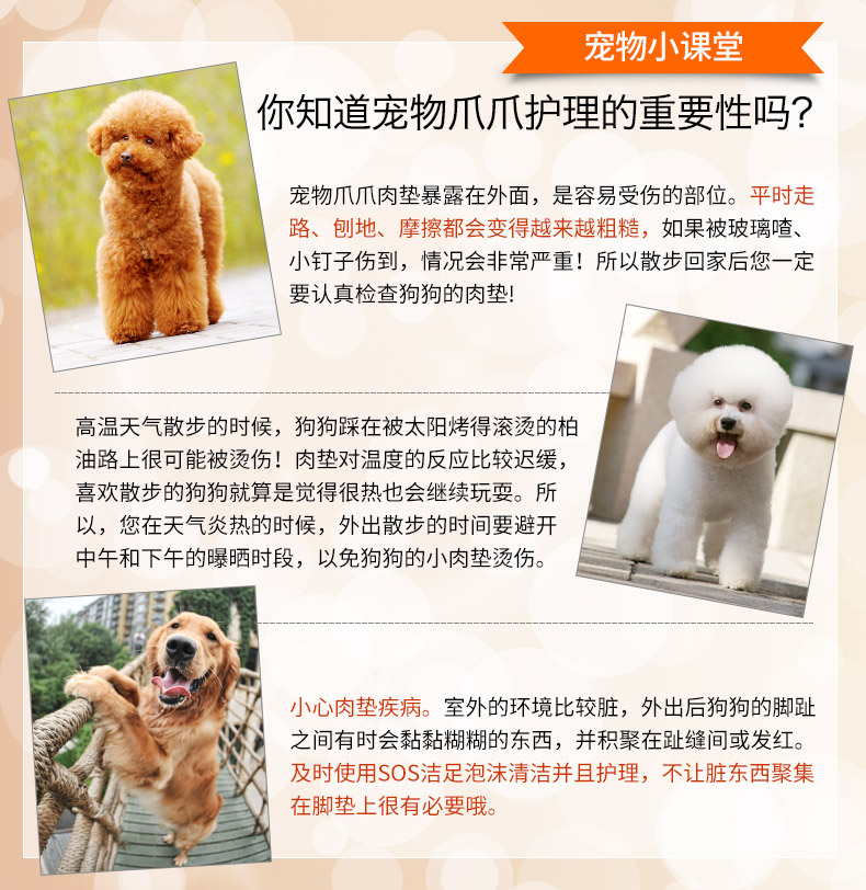 SOS pet làm sạch bọt dog foot rửa tạo tác Teddy chăm sóc bàn chân lỏng mèo foot beauty làm sạch nguồn cung cấp lược chải lông cho mèo