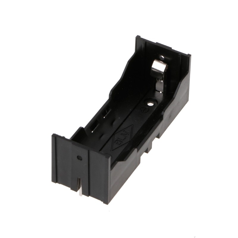 26650 single cell lithium battery box one 26650 battery box single cell 26650 battery holder 3 7v with small black clip