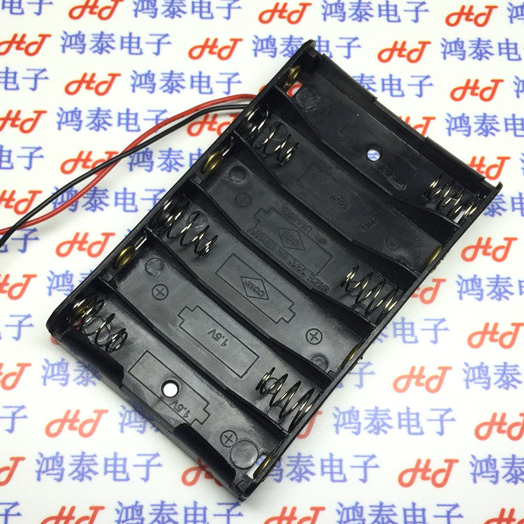 No. 5 battery case 6 knoe 5 can fit 6 knoe 5 Number of batteries side by side tandem with line 5 Number 6 Festival battery holder