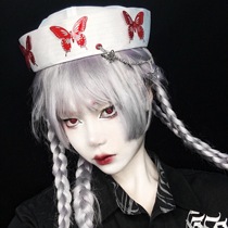 Broken Bone original Little crowdsourced sweet metal Stereo Butterfly Bad JK teenage girl Water Sailors Hat Navy Hat Winter