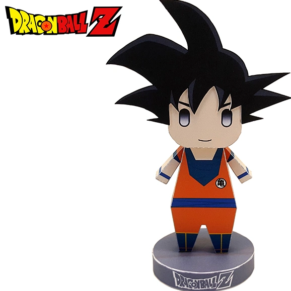 Trẻ em làm bằng tay origami Tự làm mô hình giấy 3D ba chiều Búp bê hoạt hình Dragon Ball Monkey King Mô hình giấy 3D - Mô hình giấy