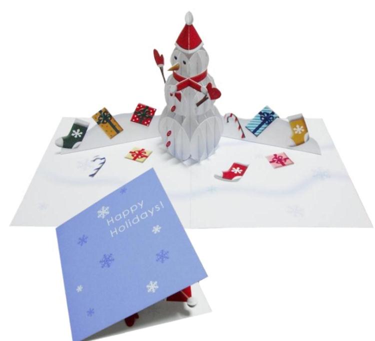 DIY tay lắp ráp ba chiều mô hình giấy Giáng Sinh handmade thiệp chúc mừng ba chiều mô hình giấy 3D origami đồ chơi trẻ em 	mô hình giấy 3d anime