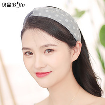 Clearance special price Korean style female simple face wash knotted hair tie small fresh and sweet cross-stacked elastic elastic headband