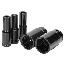 Full set of electric wrench socket head extended inner hexagonal hand drill wind cannon 8-34mm wind batch socket tool set