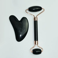 Черный двухголовый ролик + царапина [упаковка OPP