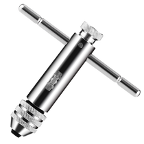 Hand tap wrench manual tapping artifact tapping tool chuck extended adjustable ratchet tap hand tool