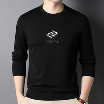 Autumn and winter round collar sweatshirt sympathetic undershirt T-shirt print trend long sleeve men