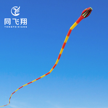 55 m Logiciels Grand serpent Kite Long Snake Adulte Special Adult Professional Giant Mega Large Upscale Breeze facile à voler