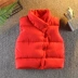 Áo vest bé gái mùa thu đông xuống mẫu cotton bé trai dày bông mút bông bé gái áo khoác cotton 2018 mới áo gile len cho bé sơ sinh Áo ghi lê