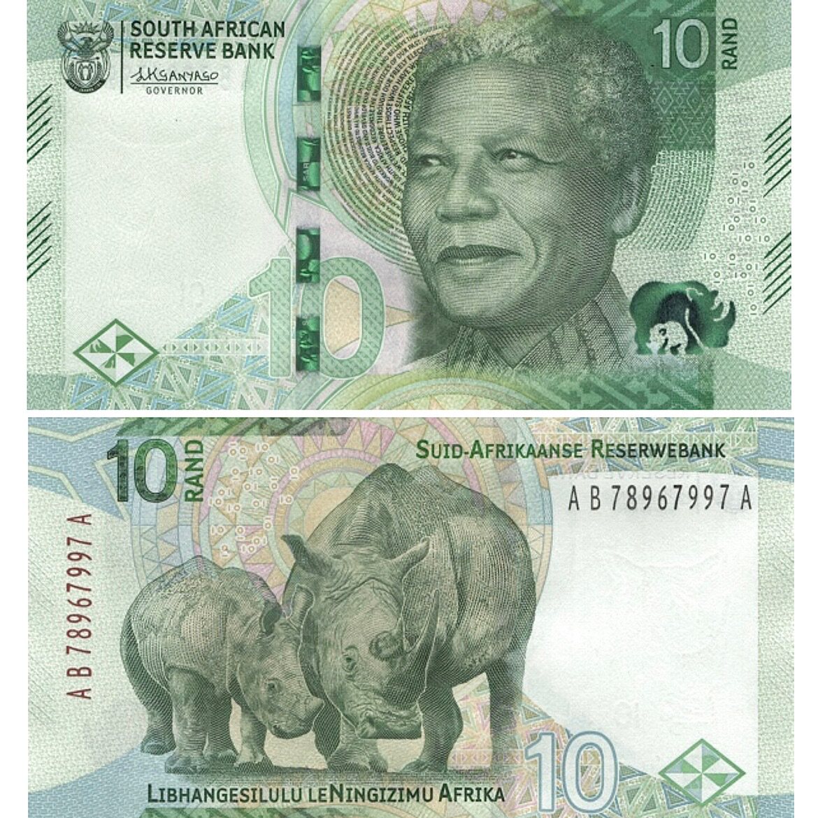 新版全新UNC 2023年南非10蘭特紙幣曼德拉P-W148 | 露天市集| 全台最大的網路購物市集