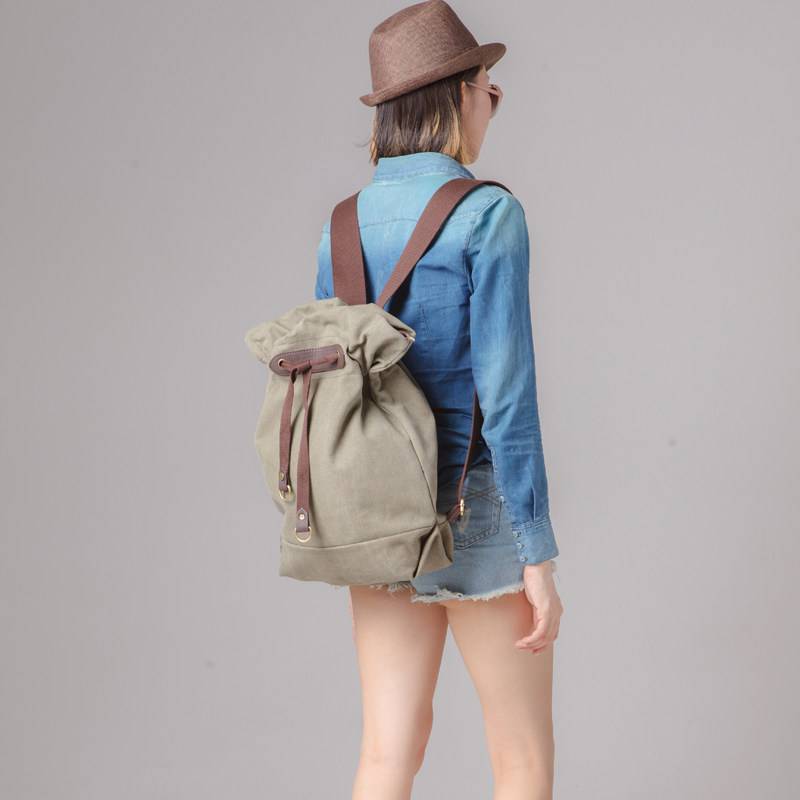 New products European and American canvas bag bag for boys and girls school bag for large capacity leisure bag