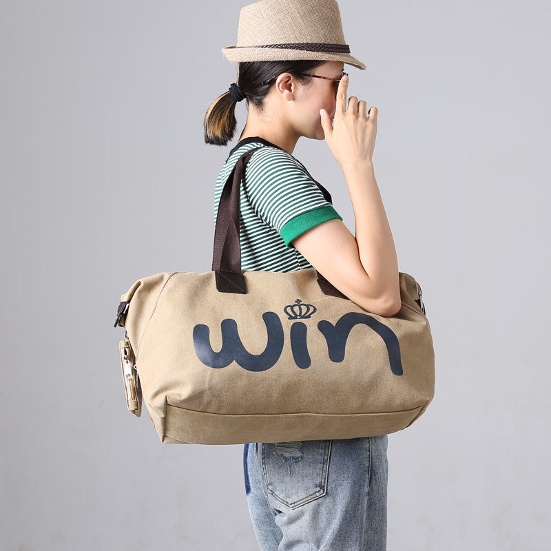 Bags New Simple Canvas Bags Trendy Women's Casual Shoulder Bags Fashion Messenger Bags Handbags