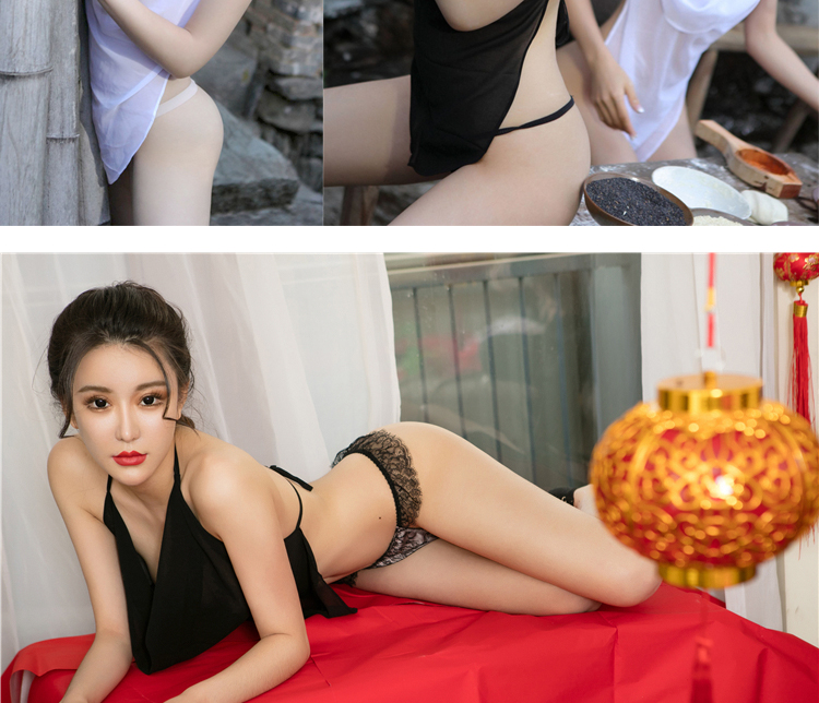 Phối cảnh tạp dề nữ siêu mỏng kích thước lớn áo blouse váy của cô nữ sinh viên váy ngoài trời giáo viên nhóm ánh trăng đồ ngủ gợi tình