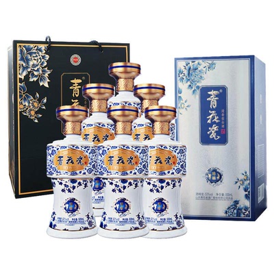 青花瓷臻酿53度清香型白酒整箱