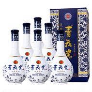 杏花村53度清香型白酒整箱青花瓷礼盒装