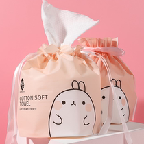 Lincoln face cotton towel wash face towel disposable male napkin thickening female family dress portable beauty special roll