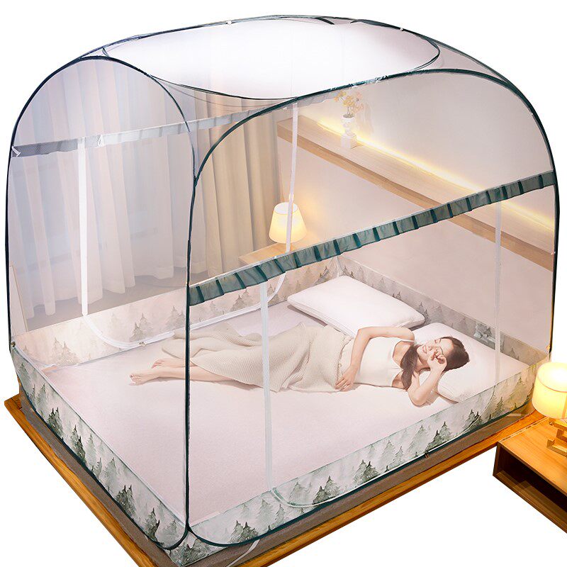 Textured Account 2021 New Perforated Student Dormitory Home Bedroom Superior Mosquito 2022 Folds Thickened encryption