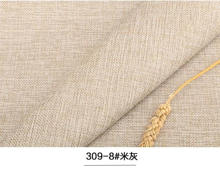 Vải lanh màu vải thô dày vải lanh cotton màu rắn vải chống bụi cũ vải thô khăn trải bàn thủ công tự làm vải nỉ cứng