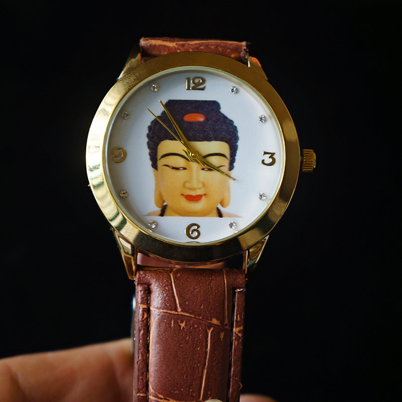 Tathagata Buddha Lantian Jade Health Dream Watch Belt Magnetic Therapy Health Watch Will Sell Gift Watch Dispelling Evil and Correcting Sleep