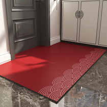 Entrance door mat floor mat home porch foyer carpet waterproof wipeable wash-free door can be cut mat