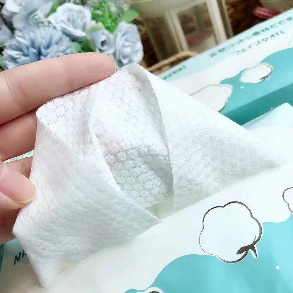 Japanese Nixika Facial Cleansing Towel Women's Removable Disposable Pure Cotton Sterile Facial Cleansing Towel Thickeneded Towel