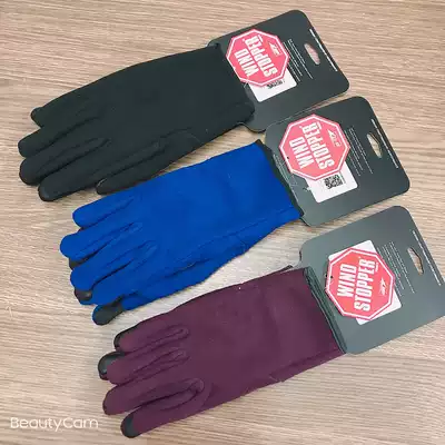 Flying bird windproof touch screen gloves SETUS high composite double-sided fleece gloves men and women riding non-slip gloves 17161