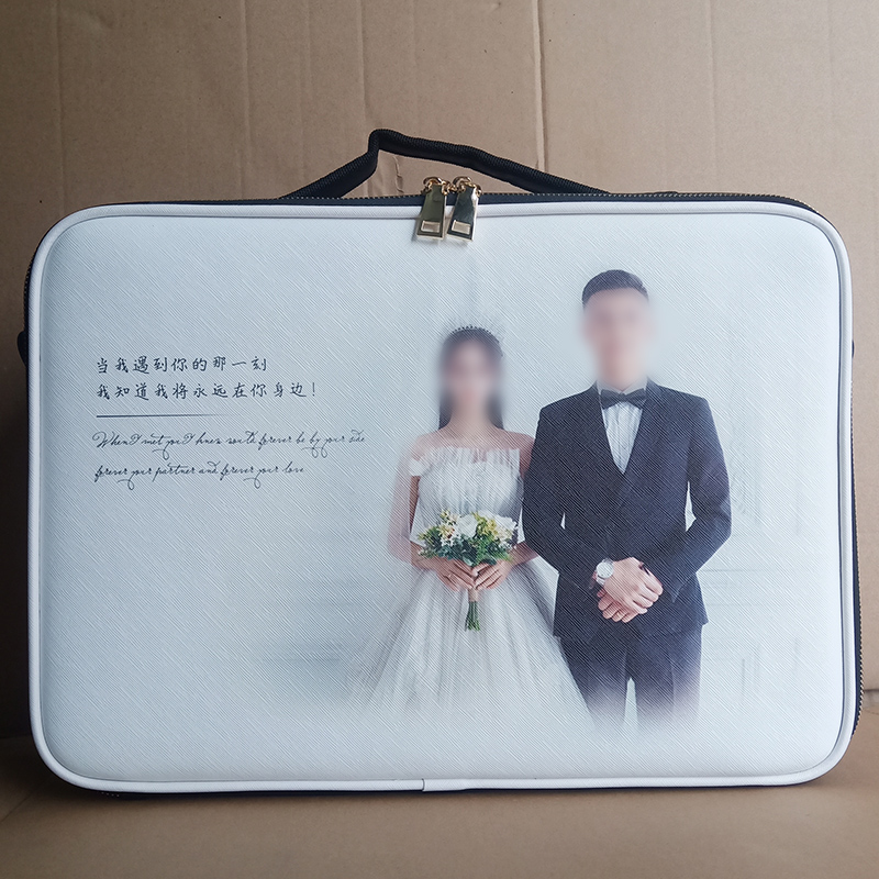Customized LOGO printing professional large-capacity makeup package color photograph pattern handheld waterproof cosmetics package