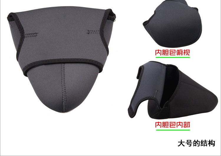 SLR camera túi túi lót túi vi camera bảo vệ tay áo tam giác túi mềm portable túi máy ảnh - Phụ kiện máy ảnh DSLR / đơn