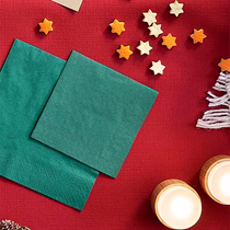 Dark green 24-33-40cm German Duni duni wedding banquet color napkin dark greenTissue