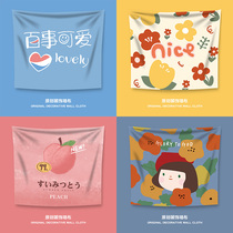 ins original hanging cloth background decoration live bedroom dormitory room girl cute tapestry Net red bedside wall cloth