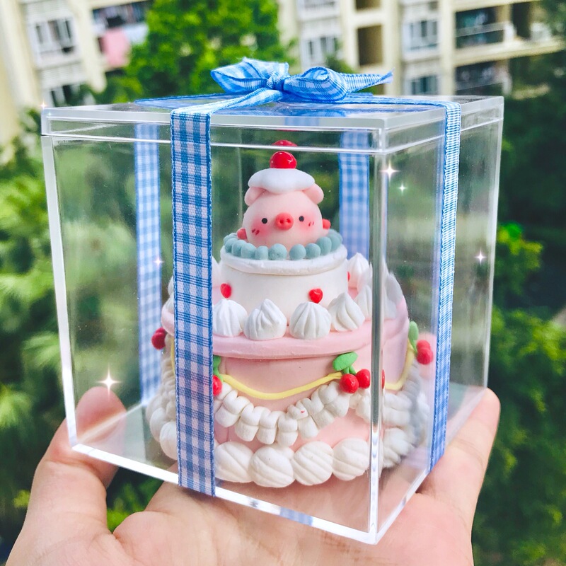 DIY Clay Cake Handmade Material Kit for Best Friends, Couples, Wedding Proposal, Ring Jewelry Box, 520 Birthday Gift DIY Clay Cake Handmade Material Kit for Best Friends, Couples, Wedding Proposal, Ring Jewelry Box, 520 Birthday Gift