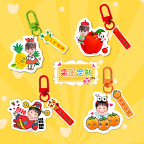 Good things happen key button diy custom photo text pendants Masterpieces Acrylic Creative Gift Chandeliers