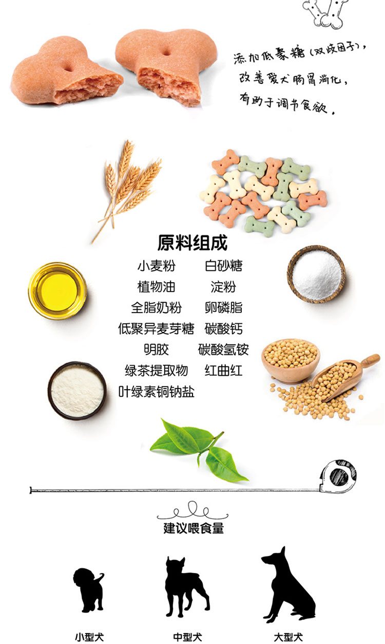Chó con Đội nghịch ngợm Wanpy Khử mùi chó Bánh quy 400g Chó ăn vặt Thú cưng Huấn luyện Bánh quy Chó Molar Đồ ăn vặt - Đồ ăn vặt cho chó thức ăn thú cưng