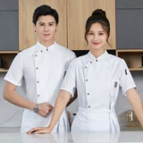 Высокий шеф -повар Главный рабочий сервер короткоклассные хлопковые хлопковые хлопковые хлопчатобумажные пакет административного повара.