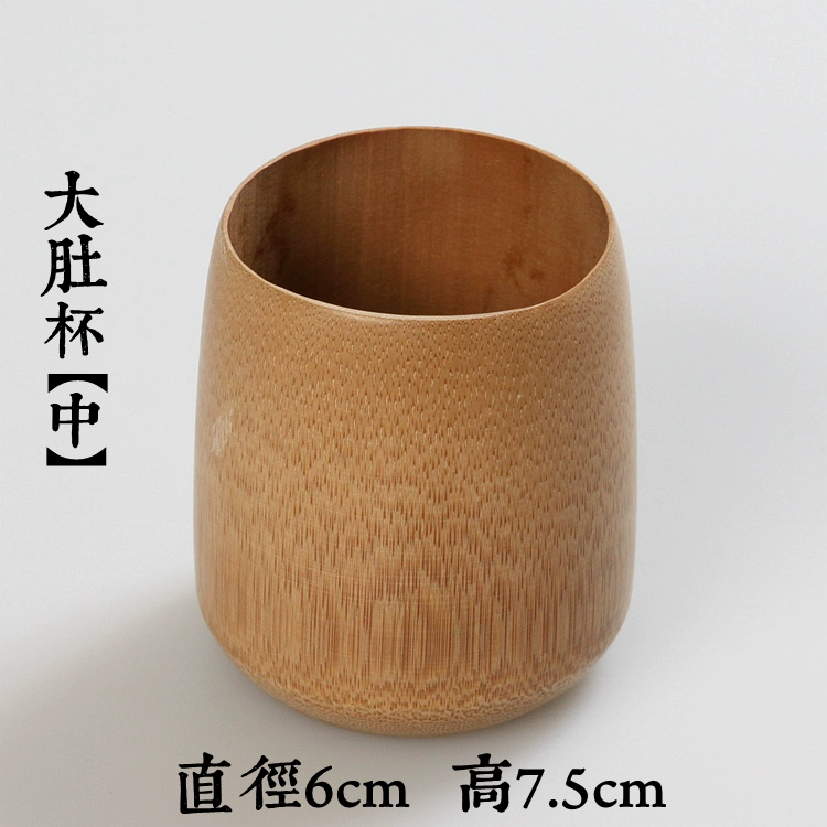 Cốc tre Than thủ công không sơn Sơn thủy tinh nước Bia cốc Bia Kích cỡ Teacup Chữ tùy chỉnh