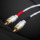 Импортный тефлоновый посеребренный сигнальный кабель dual lotus over-machine cable 2RCA усилитель мощности кабель для CD-плеера аудиокабель fever mini 2