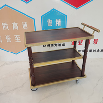 Service car large hot pot distribution car wine truck double-deck dining car stainless steel KTV shop pastry 4S dessert car