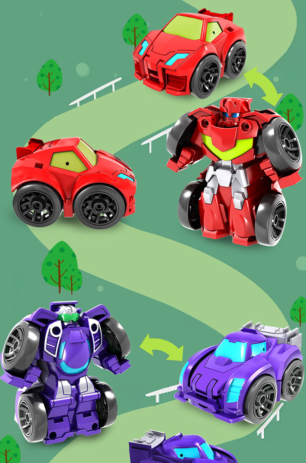 Pocket One Flash biến dạng Mini King Kong Mombasdi Car Robot Model Toy Boy Child Gift - Gundam / Mech Model / Robot / Transformers mô hình lắp ráp gundam