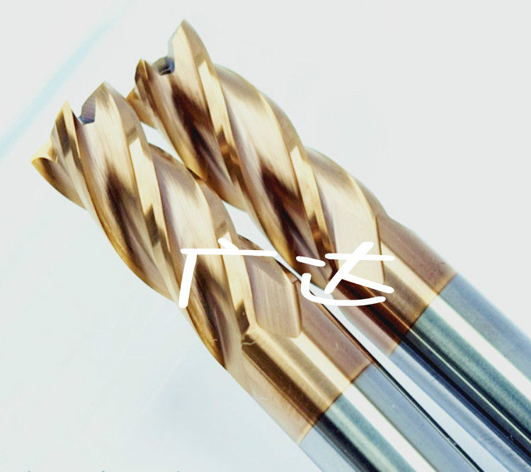 Bangen58 degree spring-bonded tungsten steel milling cutter CNC numerical control cutter alloy coated flat bottom knife stainless steel vertical milling cutter