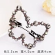 Kẹp tóc retro đầu clip trở lại đầu người lớn rhinestone kẹp tóc clip tiara cổ phụ nữ đuôi ngựa clip Hàn Quốc phụ kiện tóc băng đô con ếch