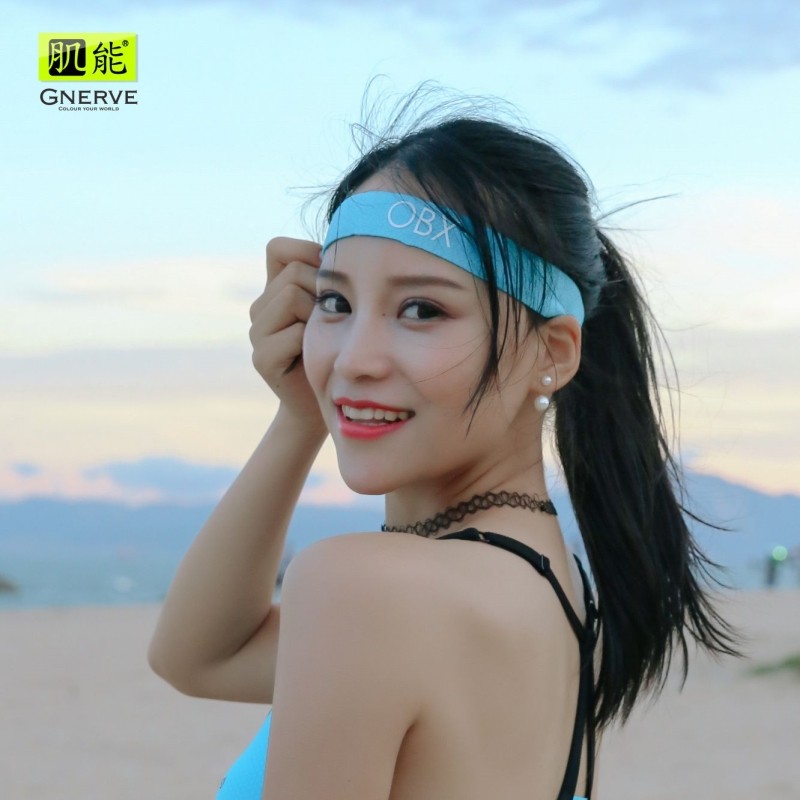 Muscle Energy Guide Sweat Hair Band Professional Sports Hair With Marathon Running Fitness Yoga Hair Stirrups Sweat Bundles Hair Wide Men and women