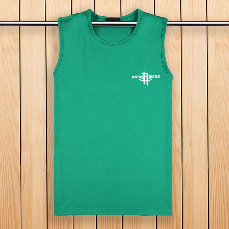 Hàng ngày đặc biệt thể thao vest nam không tay t- shirt bông breathable áo rộng vai mùa hè thanh niên mỏng áo 3 lỗ nam