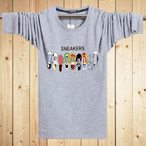 Daily special price Spring mens long sleeve T-shirt round collar sweatshirt student Compassionate Boys Beat the bottom trendy mens clothes