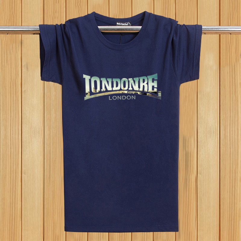 Summer short-sleeved t-shirt men's pure cotton round neck solid color half-sleeved black and white t-shirt Korean version of the trendy bottoming shirt top clothes