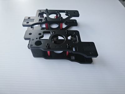 3d-принтер Voron2.4, металлическая основа двигателя ab, полый вес с ЧПУ, алюминиевый сплав 6061, окисленный черный